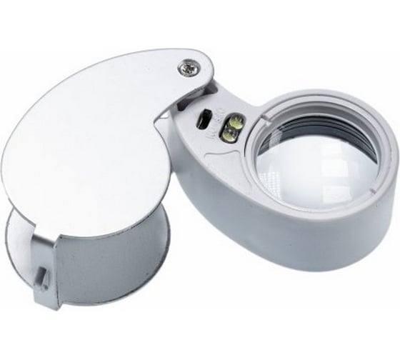 Ювелирная лупа Pro Legend 40х-25мм, с подсветкой, 2 LED PL4455