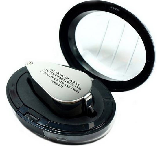 Ювелирная лупа Pro Legend 40х, 25 мм, с подсветкой, 2 LED 0 PL4461