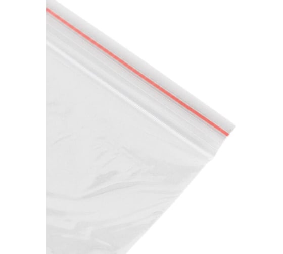 Пакет с замком ООО Комус zip lock 10x15 см, 32 мкм, 100 штук 216818