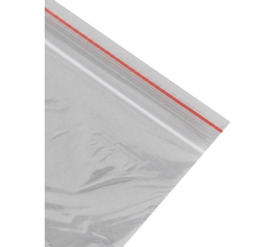 Пакет с замком ООО Комус zip lock 15x22 см, 35 мкм, 100 штук в упаковке 271804