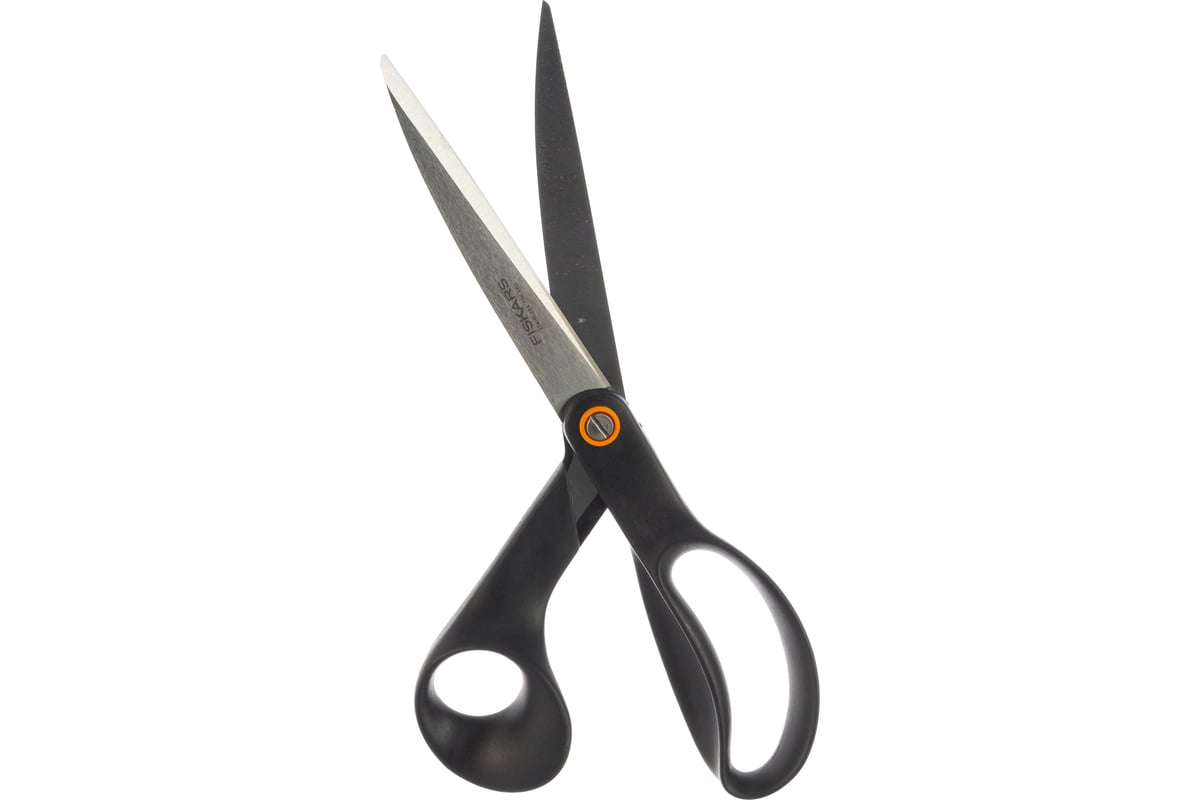 Большие универсальные ножницы Fiskars 24см чёрные FF 1019198 - выгодная ...