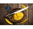 Кухонный нож для тонкой нарезки TOJIRO service knife длина лезвия 190 мм, сталь мо-v, рукоять сталь FD-704 4