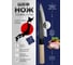Кухонный поварской нож TOJIRO hammered finish длина лезвия 180 мм, сталь vg-10, 3 слоя, рукоять магнолия F-1114 5