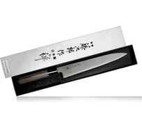 Кухонный нож для тонкой нарезки TOJIRO zen длина лезвия 210 мм, сталь vg-10, 3 слоя, рукоять дерево FD-569