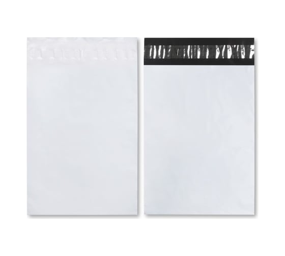 Курьерский пакет ООО Комус без печати, без кармана, 100x150+40, 50 мкм, 100 штук в упаковке 1597537 1