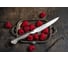 Универсальный кухонный нож TOJIRO service knife, длина лезвия 120 мм, сталь vg-10, 37 слоев, рукоять сталь FD-702 3