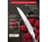 Универсальный кухонный нож TOJIRO service knife, длина лезвия 120 мм, сталь vg-10, 37 слоев, рукоять сталь FD-702 5