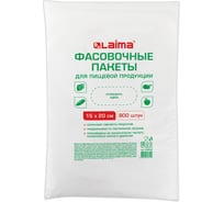 Фасовочные пакеты LAIMA 15x20 см комплект 800 шт, пнд 9 мкм, евроупаковка 608529