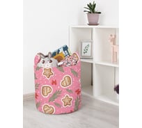 Корзина для игрушек JOYARTY новогодние пряники 35x35 см toba_419871_S