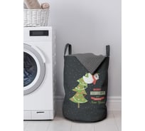 Корзина для хранения вещей JOYARTY мишка на елке 35x50 см gaba_419853_M