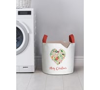 Корзина для хранения вещей JOYARTY новогоднее сердце 35x35 см gaba_419880_S