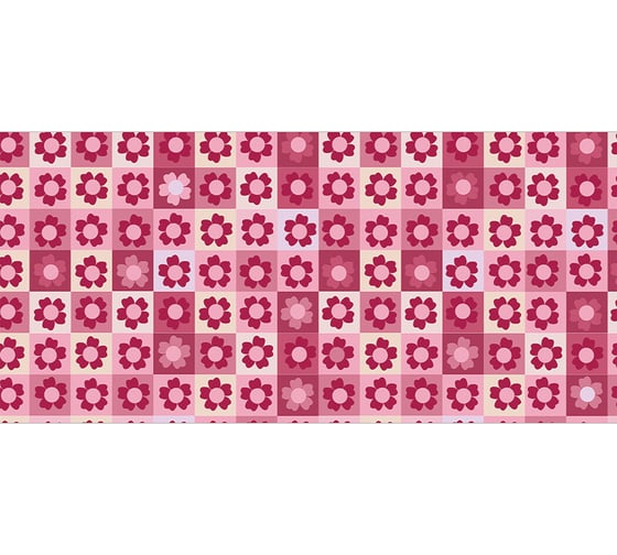 Корзина для игрушек JOYARTY Панно в цветочек 40x60 см toba_422621_L