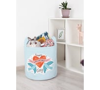 Корзина для игрушек JOYARTY Любовь и голуби 35x35 см toba_422671_S