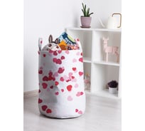Корзина для игрушек JOYARTY Дождь из сердец 35x50 см toba_422646_M