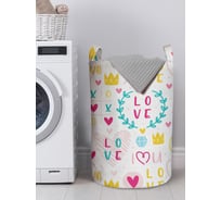 Корзина для хранения вещей JOYARTY Крестики-нолики 40x60 см gaba_422663_L