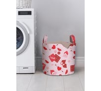 Корзина для хранения вещей JOYARTY Kiss love 35x35 см gaba_422659_S