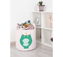Корзина для игрушек JOYARTY Довольный лягушонок 35x35 см toba_422700_S