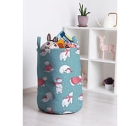 Корзина для игрушек JOYARTY рождественские полярные медведи 35x50 см toba_380854_M