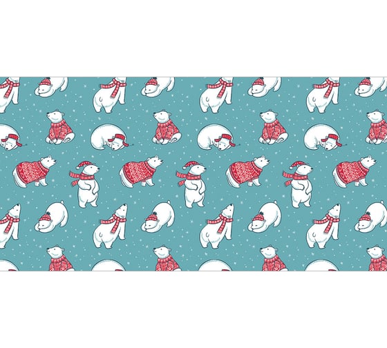 Корзина для игрушек JOYARTY рождественские полярные медведи 35x50 см toba_380854_M