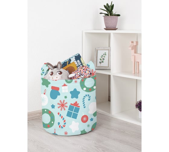 Корзина для игрушек JOYARTY подарки на новый год 35x35 см toba_419864_S 1