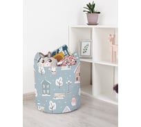 Корзина для игрушек JOYARTY дед мороз в деревне 35x35 см toba_419831_S