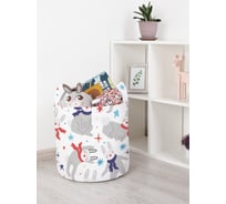 Корзина для игрушек JOYARTY вечеринка зайцев 35x35 см toba_419819_S