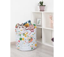 Корзина для игрушек JOYARTY подарки от санты 35x35 см toba_380799_S