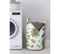 Корзина для хранения вещей JOYARTY букет с омелой 35x50 см gaba_380860_M