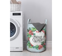 Корзина для хранения вещей JOYARTY омела на рождество 35x50 см gaba_380826_M