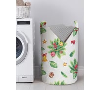 Корзина для хранения вещей JOYARTY букет с омелой 40x60 см gaba_380860_L