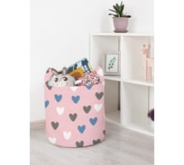 Корзина для игрушек JOYARTY Ванильные сердца 35x35 см toba_422720_S