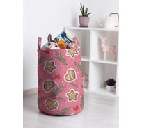 Корзина для игрушек JOYARTY новогодние пряники 35x50 см toba_419871_M