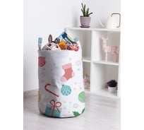 Корзина для игрушек JOYARTY санта в снегу 35x50 см toba_419820_M