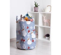 Корзина для игрушек JOYARTY счастливый снеговик 35x50 см toba_419817_M
