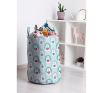 Корзина для игрушек JOYARTY северные мишки с подарком 35x50 см toba_380863_M