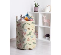 Корзина для игрушек JOYARTY новогодние украшения 35x50 см toba_380858_M