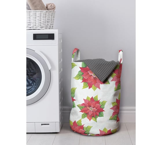 Корзина для хранения вещей JOYARTY акварельная рождественская звезда 35x50 см gaba_419860_M 1