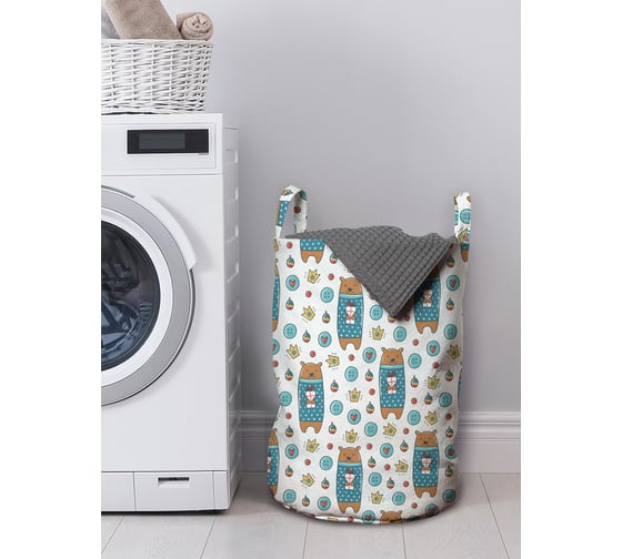 Корзина для хранения вещей JOYARTY мишка с подарком 35x50 см gaba_380867_M 1