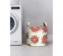 Корзина для хранения вещей JOYARTY акварельная рождественская звезда 35x35 см gaba_419860_S