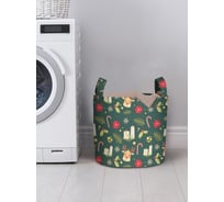 Корзина для хранения вещей JOYARTY рождественские свечи 35x35 см gaba_380847_S