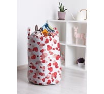 Корзина для игрушек JOYARTY Обилие сердец 35x50 см toba_422687_M