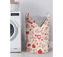 Корзина для хранения вещей JOYARTY Разнообразные сердечки 40x60 см gaba_422626_L