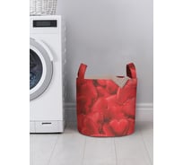 Корзина для хранения вещей JOYARTY Ажурные сердечки 35x35 см gaba_422617_S
