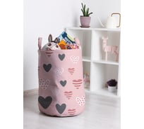 Корзина для игрушек JOYARTY Ассорти из сердечек 35x50 см toba_422721_M