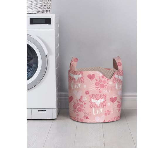 Корзина для хранения вещей JOYARTY Картинки с любовью 35x35 см gaba_422647_S 1