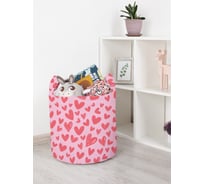 Корзина для игрушек JOYARTY Сердечки любви 35x35 см toba_422630_S