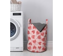 Корзина для хранения вещей JOYARTY Листочек с сердечками 35x50 см gaba_422618_M