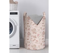 Корзина для хранения вещей JOYARTY Купидон и птичка 40x60 см gaba_422614_L