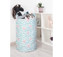 Корзина для игрушек JOYARTY Поле сердец 40x60 см toba_422722_L