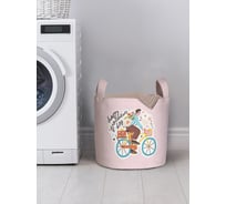 Корзина для хранения вещей JOYARTY Почтальон с подарком 35x35 см gaba_422668_S